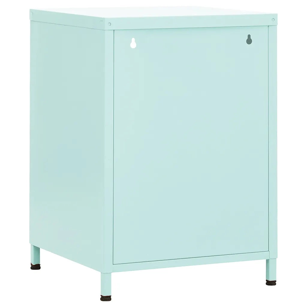Comodino Menta 35x35x51 cm in Acciaio cod mxl 57335