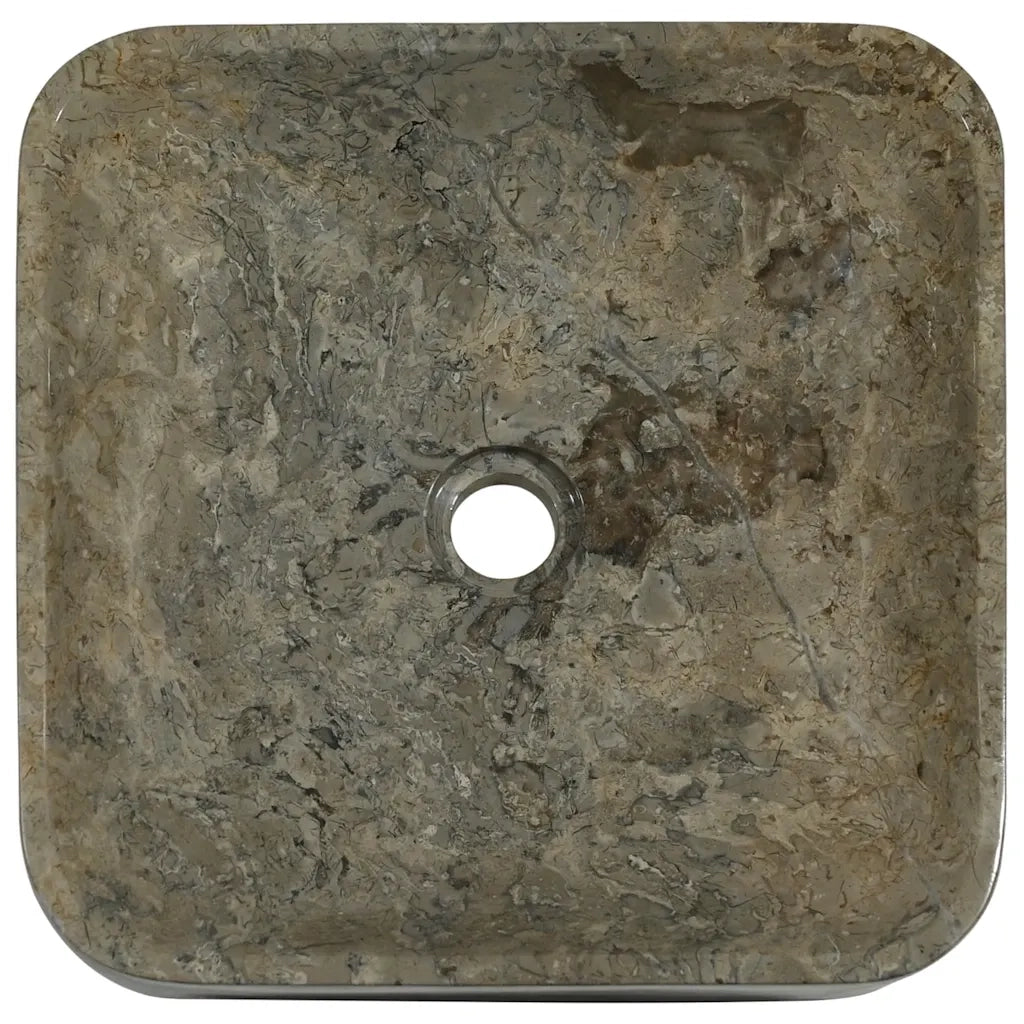 Lavandino Grigio 40x40x10 cm in Marmo