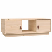 Tavolino da salotto | Tavolino da caff¨¨ | Tavolino da Soggiorno 100x50x35 cm in Legno Massello di Pino