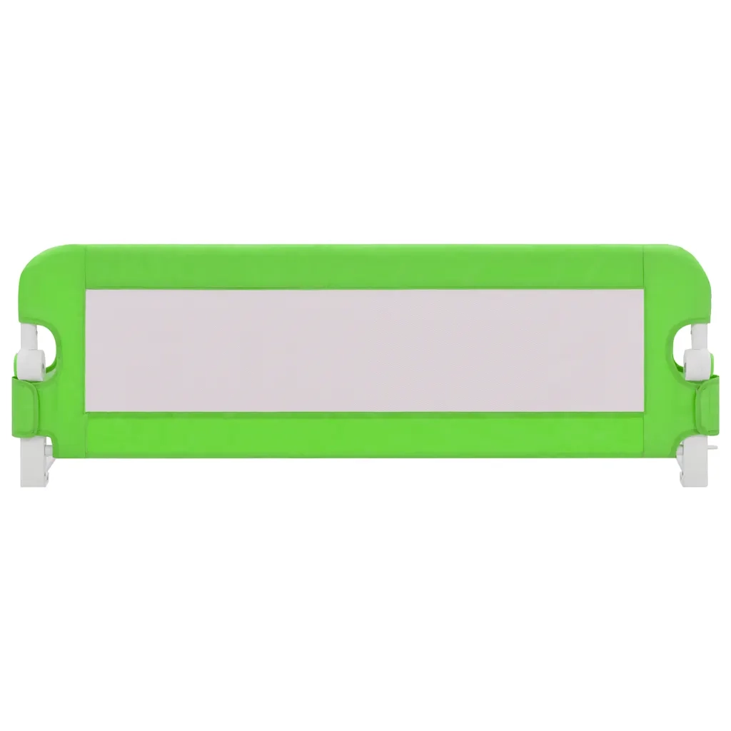 Sponde Letto di Sicurezza Bambini Verde 120x42cm Poliestere 10168