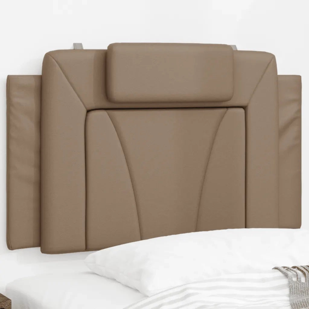 Cuscino Testiera Viana Cappuccino 80 cm in Similpelle 374764
