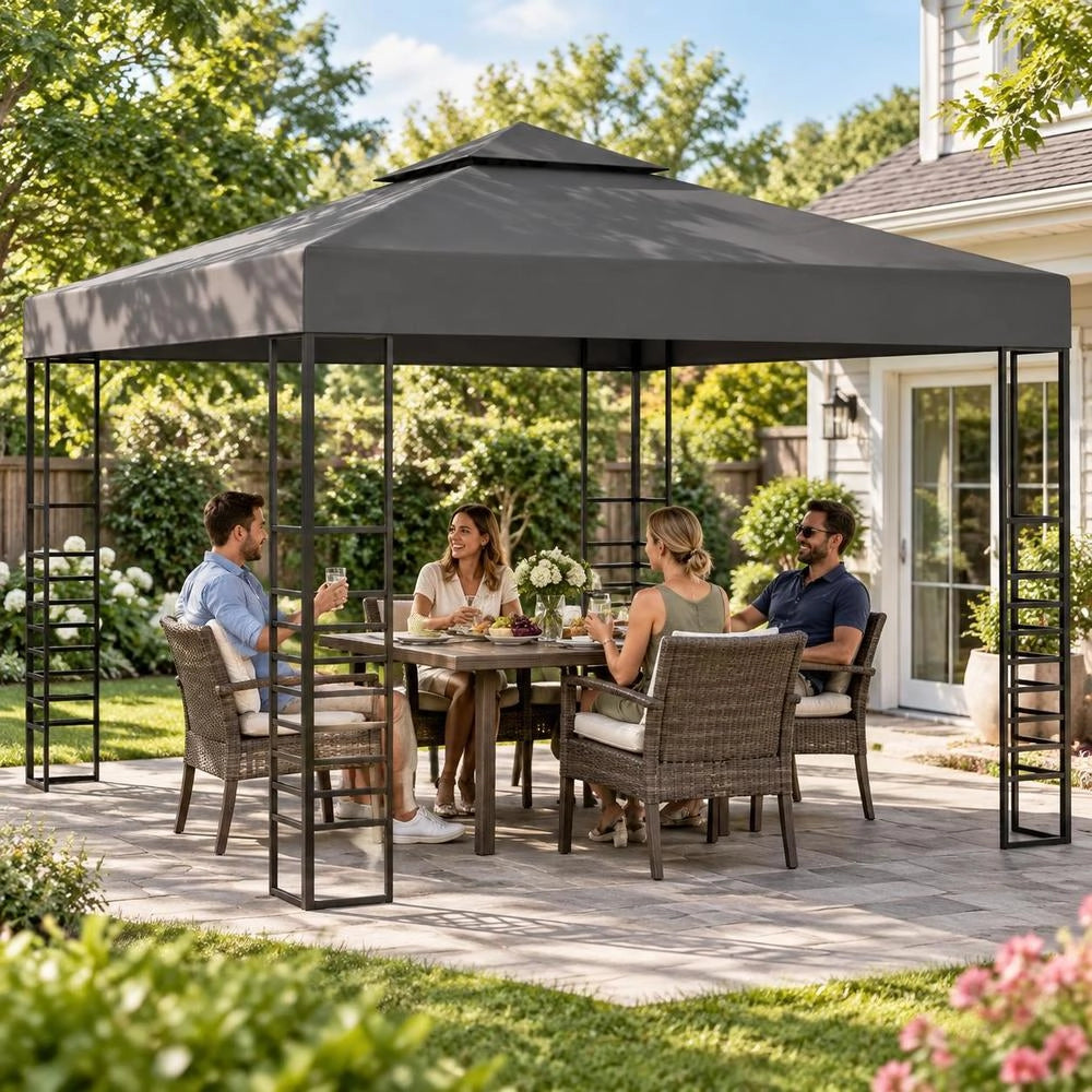 Garden Pavilion 3x3 M Anthracite
