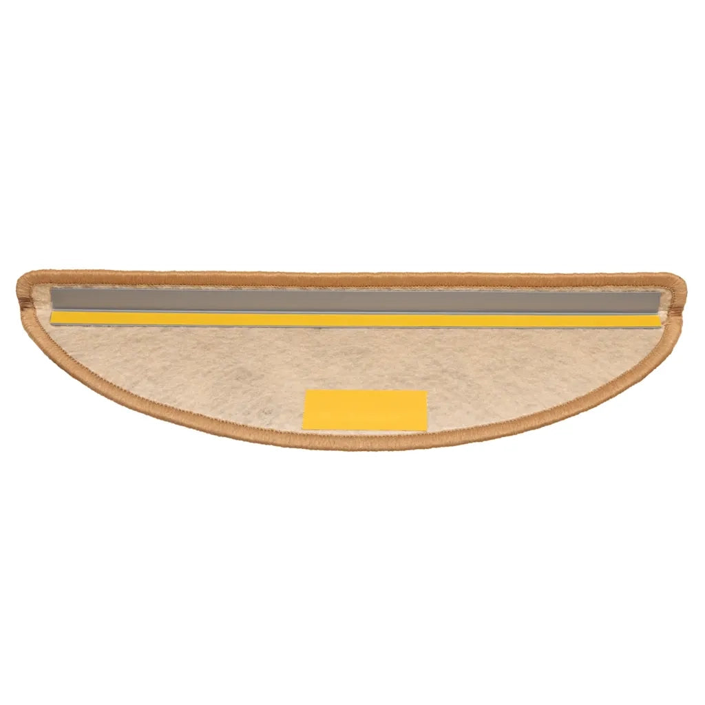 Tappeti Autoadesivi Scale Aspetto Sisal 15 pz 56x17x3 cm Sisal 326865