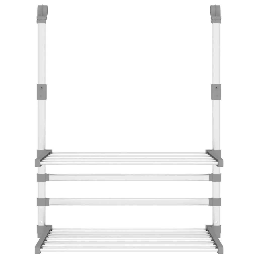 Stendino per Balcone 54x25x42 cm in Alluminio CFW9323979