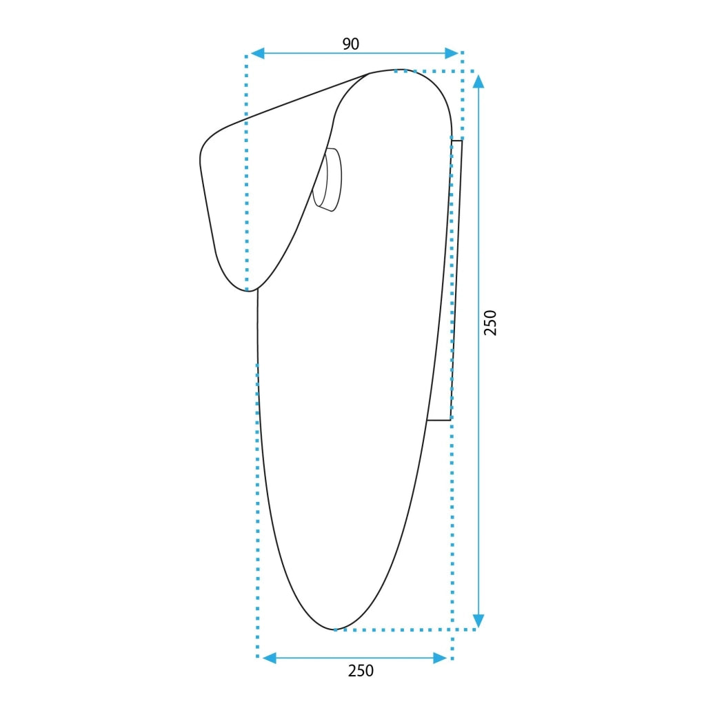 Lampada Da Parete App1429-w Black