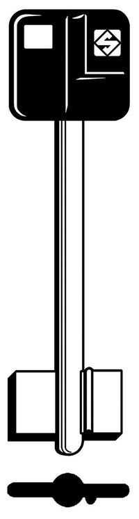 chiavi silca doppia mappa 5ya14p olc gr.19/1 cod:ferx.95357