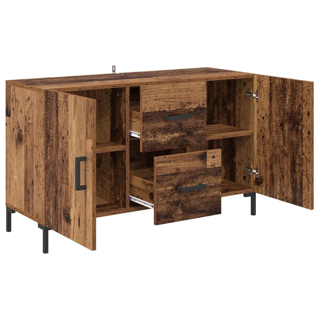 Credenza | Madia | Buffet da pranzo | Armadio da pranzo Legno vecchio 100 x 36 x 60 cm Legno multistrato