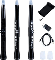 Strumento a Fiato Elettronico, Sassofono Digitale Portatile con MIDI Wireless,LCD HD, 100 Toni, Altoparlante HIFI, Gamma di 4 Ottave e 2 Diteggiature, per Principianti e Adulti