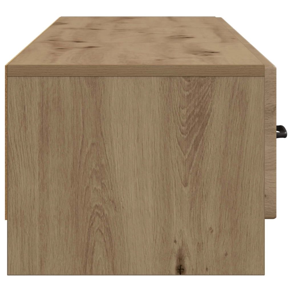 Mobile TV con cassetto Rovere Artigianale 147 x 34,5 x 27 cm 895864