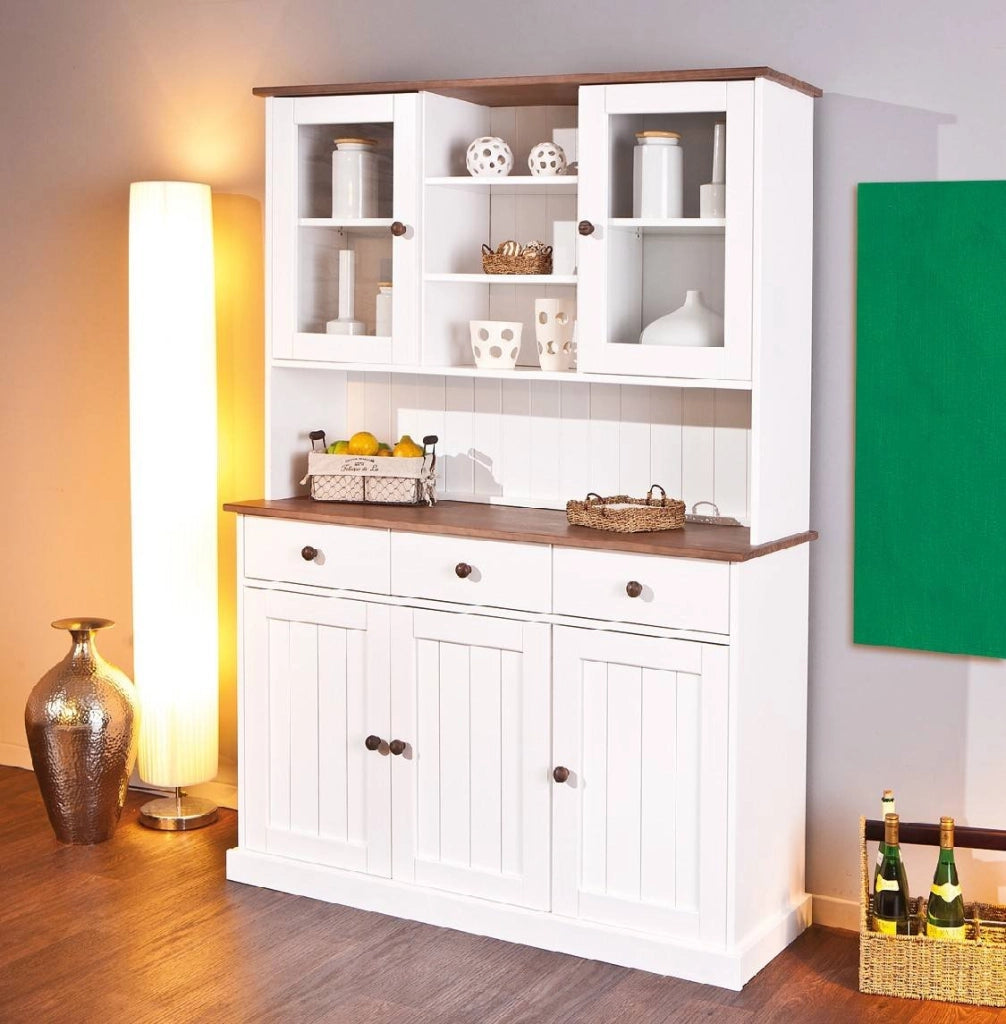 Madia Loranze, Credenza 3 Cassetti, 131x45x181h cm Bianco