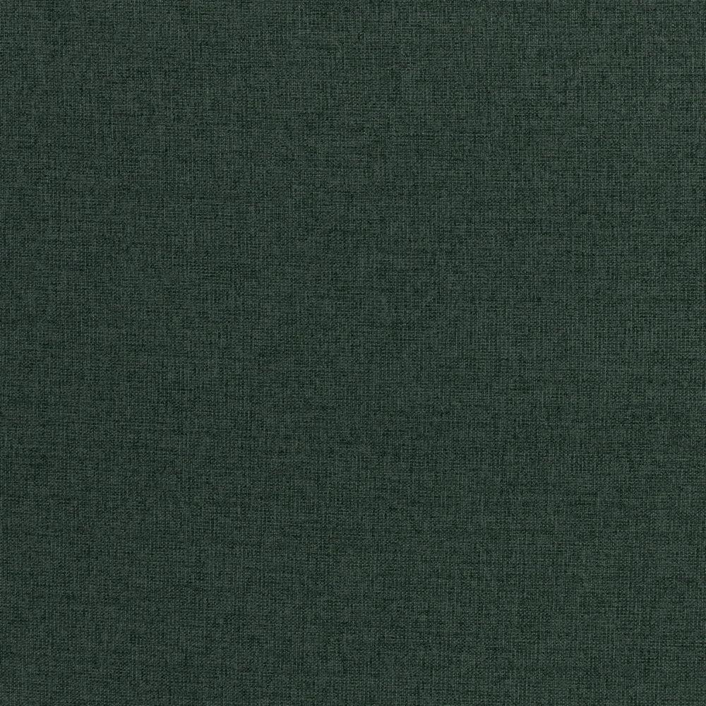 Divano Componibile Rivestito In Tessuto Verde Scuro 3 Posti con ottomano stile moderno