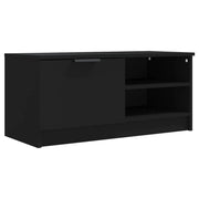 Mobile TV multimediale mensola TV credenza mobile TV sala da pranzo soggiorno camera da letto 80 x 35 x 36,5 cm legno ingegnerizzato nero 02_0026269