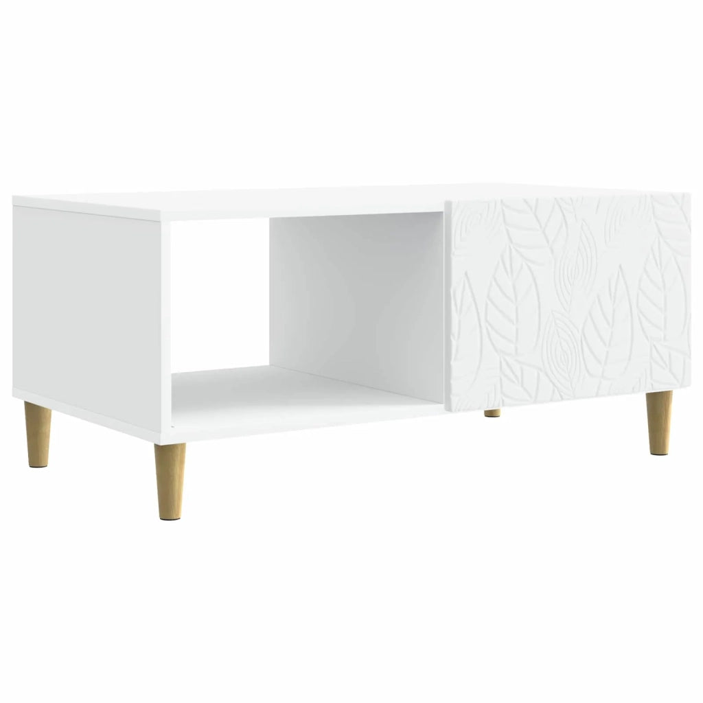 Tavolino da salotto Bianco 90 x 50 x 40 cm Legno ingegnerizzato 895185