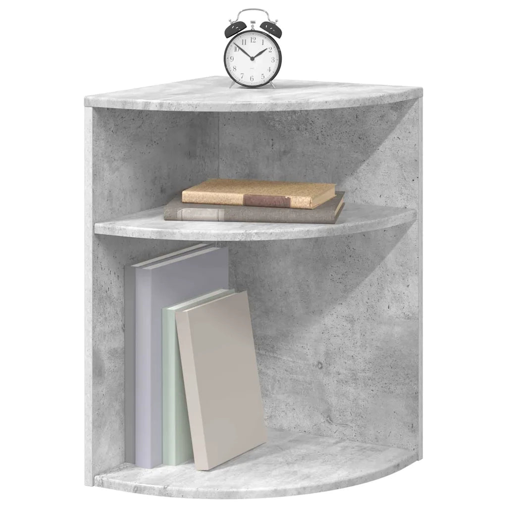 Tavolino Grigio cemento 39,7 x 39,7 x 60 cm Legno multistrato