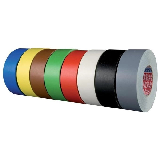 Tesa 04651-00213-00 tesa 4651 Nastro Telato Premium Rivestito in Acrilico 25 m x 50 mm colore Grigio