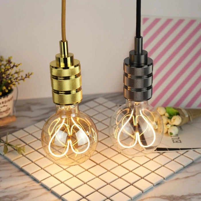 Lampada Da Soffitto Pensile Montatura Nero Chrome APP342-1CP