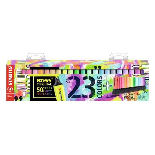 Stabilo boss original evidenziatore 23 pz punta smussata multicolore - 7023-01-5-20