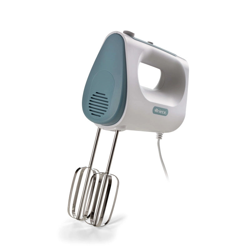 Sbattitore 450W - 5 velocità - Funzione turbo - 2 fruste - White & Aegean Teal