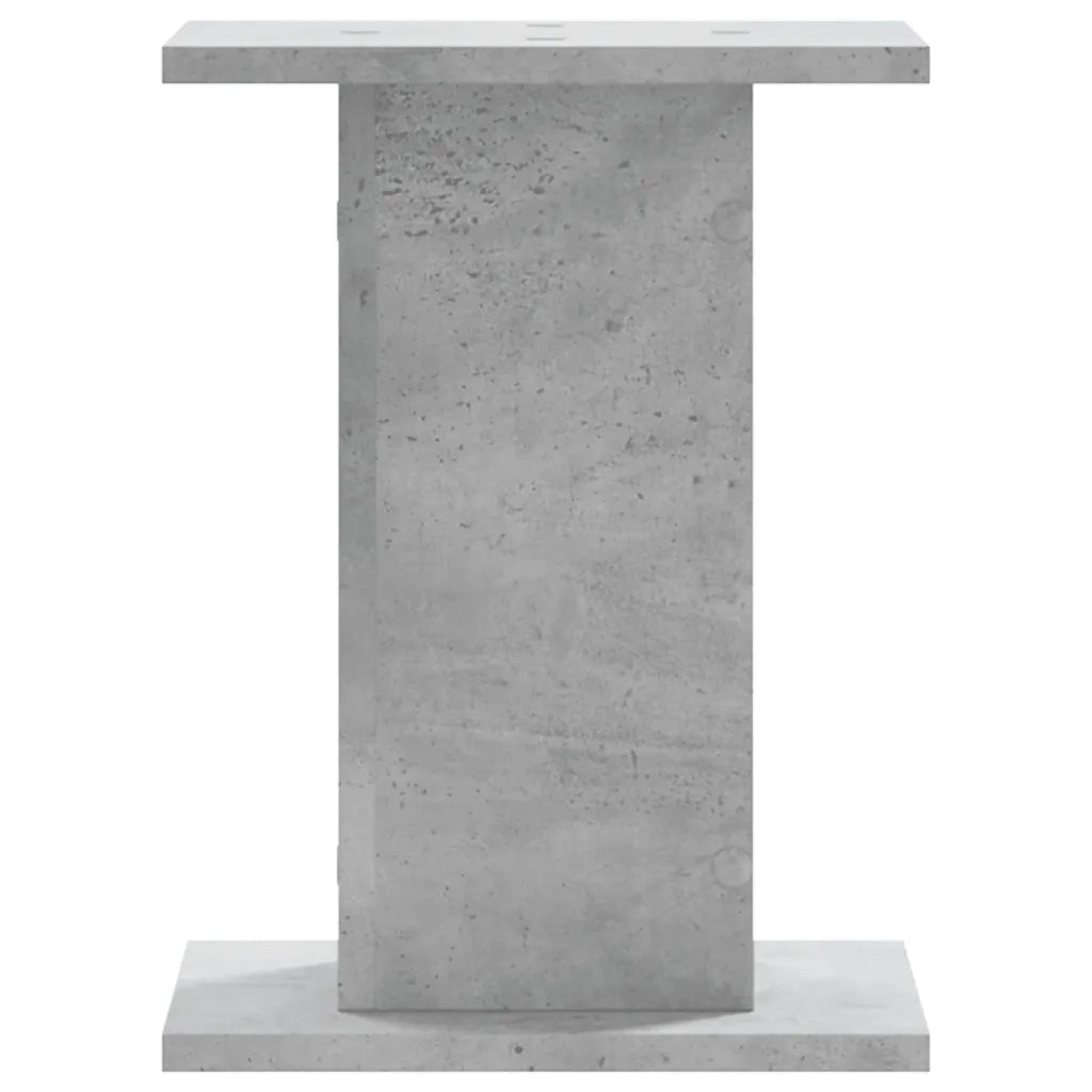 Supporti Altoparlanti 2 pz Grigio 30x30x40 cm Legno Multistrato
