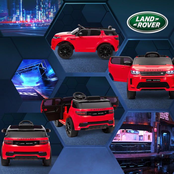 Macchina Elettrica per Bambini con Licenza Land Rover Discovery Sport 106x65,5x51 cm Rosso