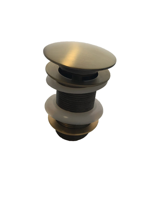 Piletta clic clac automatica, bronzata da 1 1/4 con troppo pieno