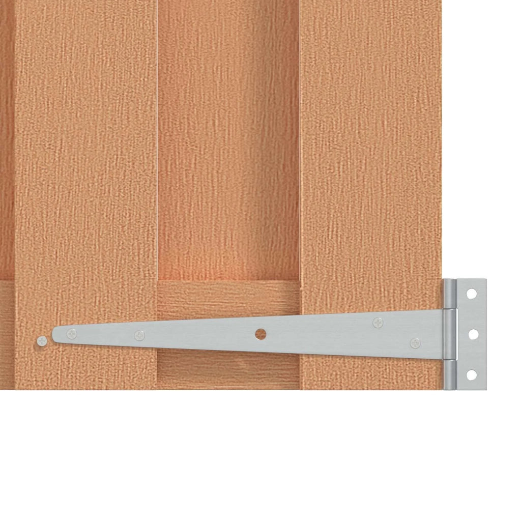 Cancello da giardino 100 x 112 cm WPC e Alluminio Marrone CFW6278438