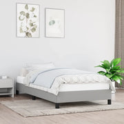 Giroletto senza Materasso Grigio Chiaro 80x200 cm Tessuto 346672