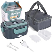 Lunchbox elettrica - Lunchbox elettrica con compartimenti per pasti caldi - 220V - 12V - Tromba alimentare - Per auto / Camion