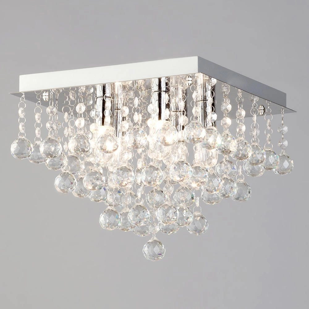 Lampada Di Cristallo Plafoniere APP515-4C Cristal
