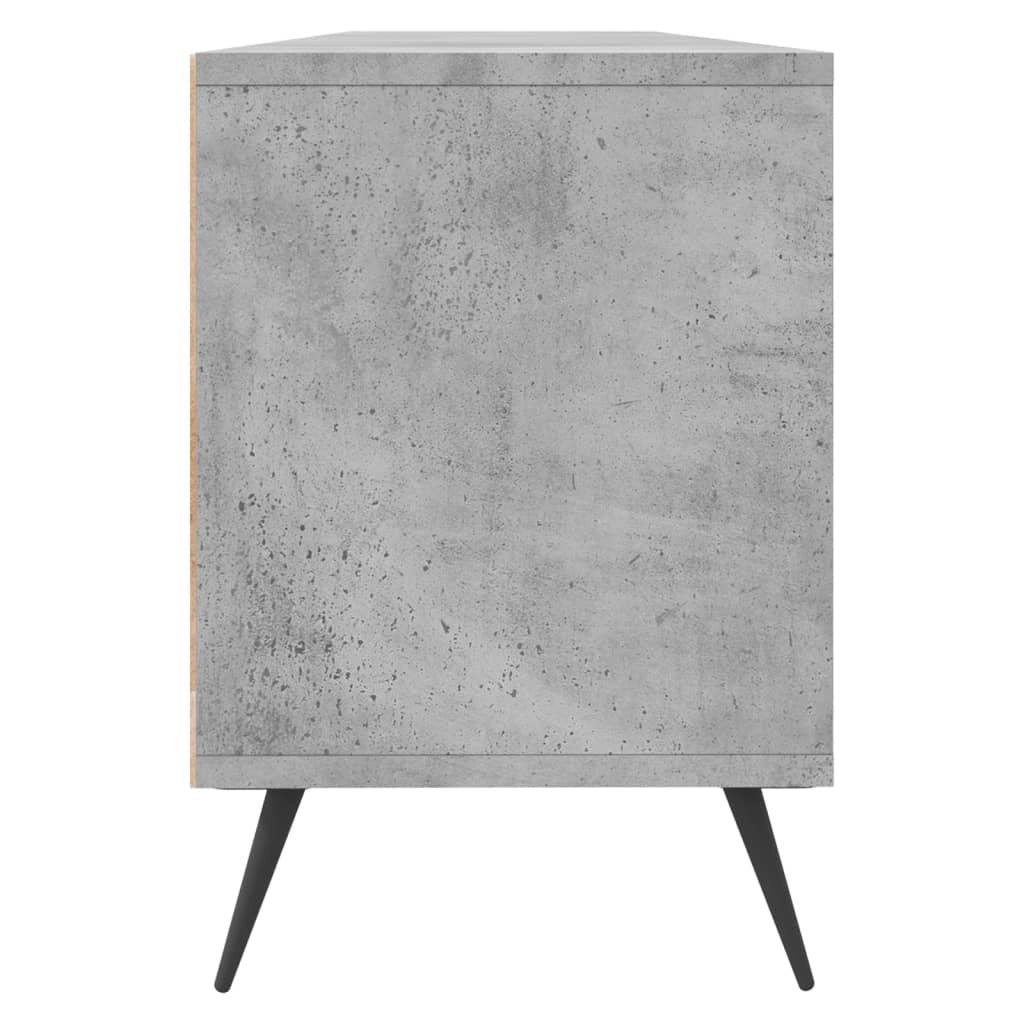 Mobile TV multimediale mensola TV credenza TV per sala da pranzo soggiorno camera da letto 150 x 30 x 44,5 cm legno ingegnerizzato grigio 02_0025977
