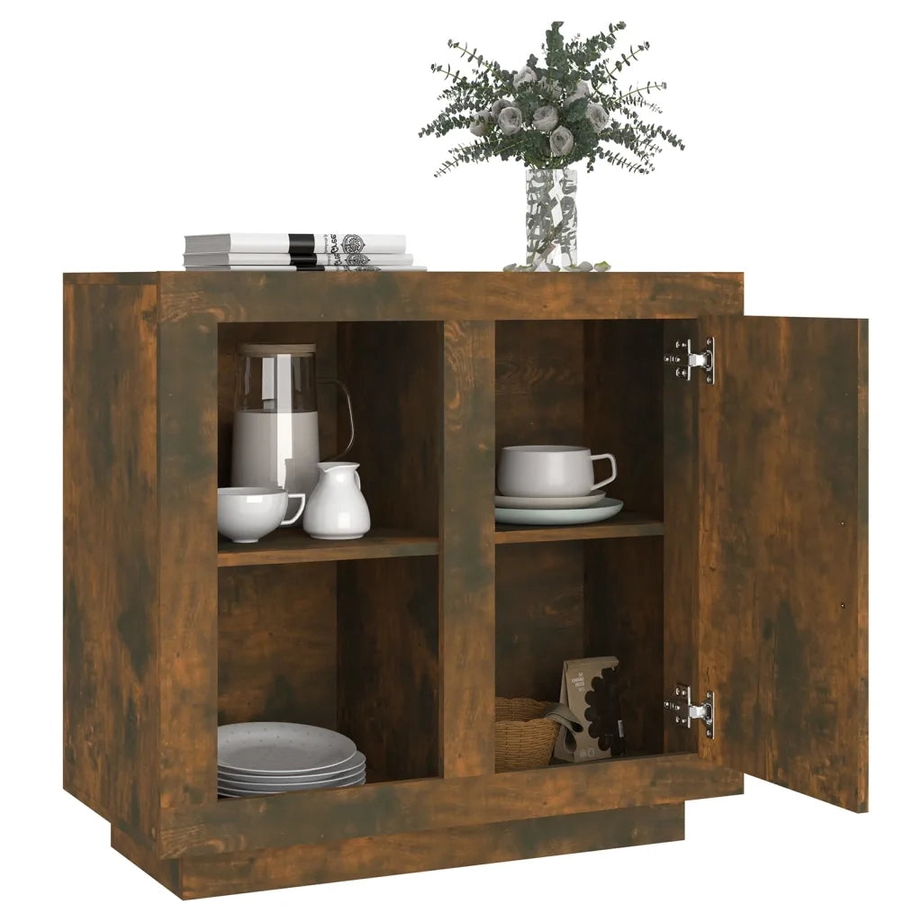 Credenza Rovere Fumo 80x40x75 cm 817237