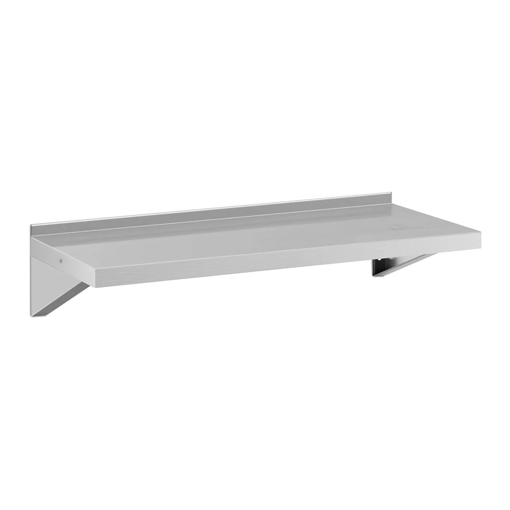 Mensola da parete in acciaio inox 100 x 40 cm fino a 80 kg mensola da parete industriale mensola da parete 14_0005152