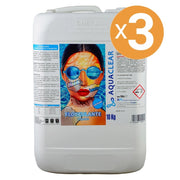 Flocculante Liquido Effetto Schiarente Per Piscina, 3 Confezioni Da 10 Kg