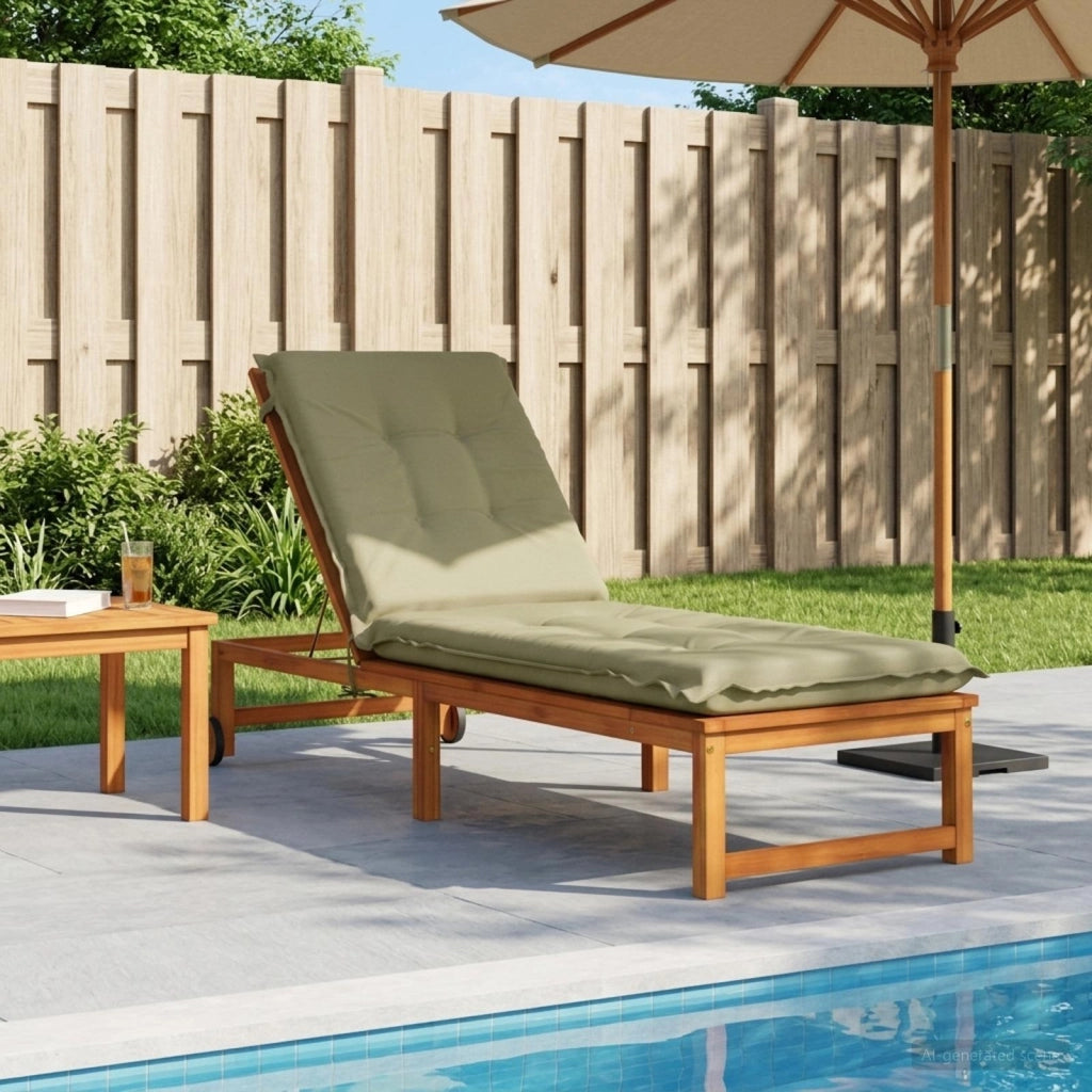 Cuscino per Lettino GEMERT 100% Poliestere Verde chiaro 947370