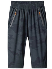 Shorts 3/4 di Lunghezza - Casual Herenshorts - Leggero - Cintura Elastica - Tasche con Cerniera - Materiale Respirante - Pantaloncino Sportivo 

Modello: 
Lunghezza: 3/4
Materiale: Ademend Materiaal