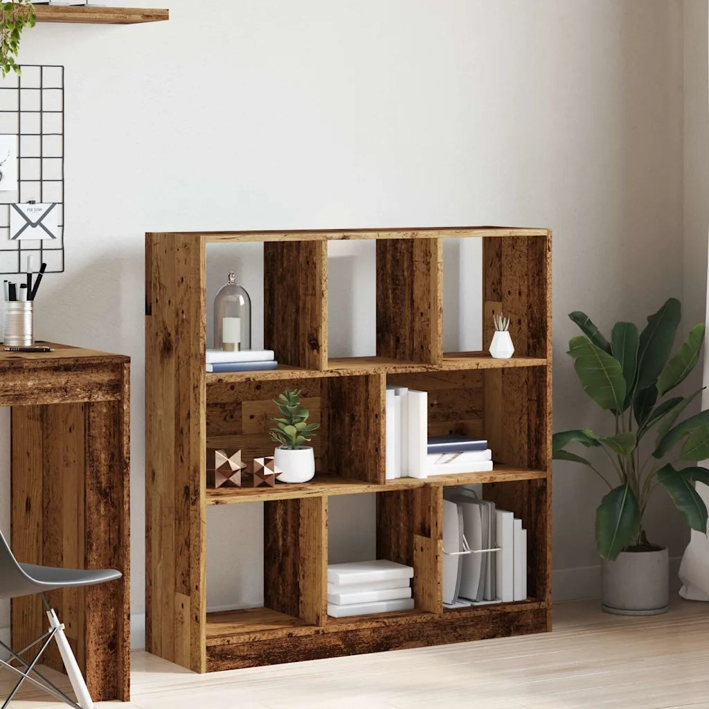 Libreria in Legno Antico 97,5x29,5x100 cm Legno Multistrato 855788
