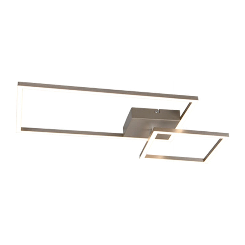 PLAFONIERA LED PADELLA C/SNODO 25W 4000K ACCIAIO