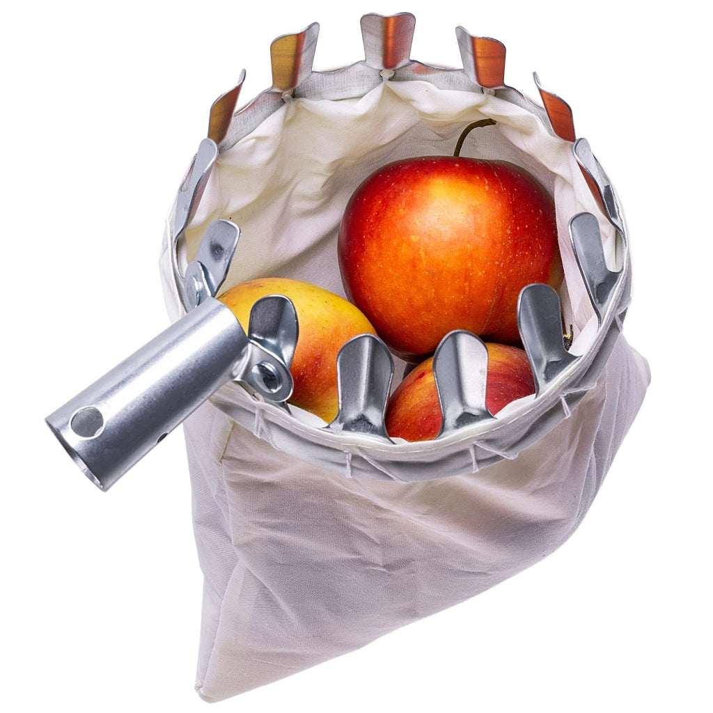 KADAX Raccolta mele e frutta, sacchetto raccogli-frutti da 18 cm senza manico