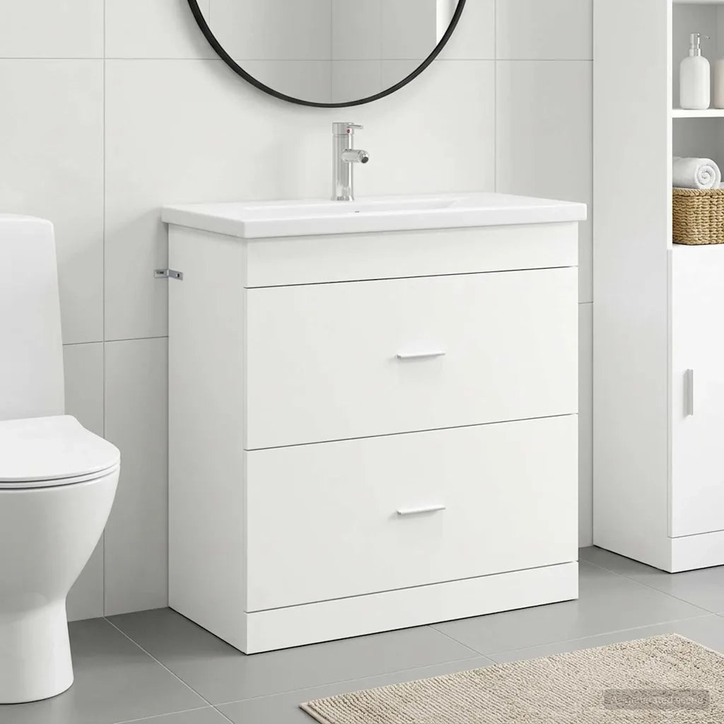 Set di mobili per il bagno Bianco 81 x 40 x 84,5 cm 3404374