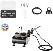 Kit di pennello a spruzzo con compressore di aria, 1 pennello e 2 tubi di aria