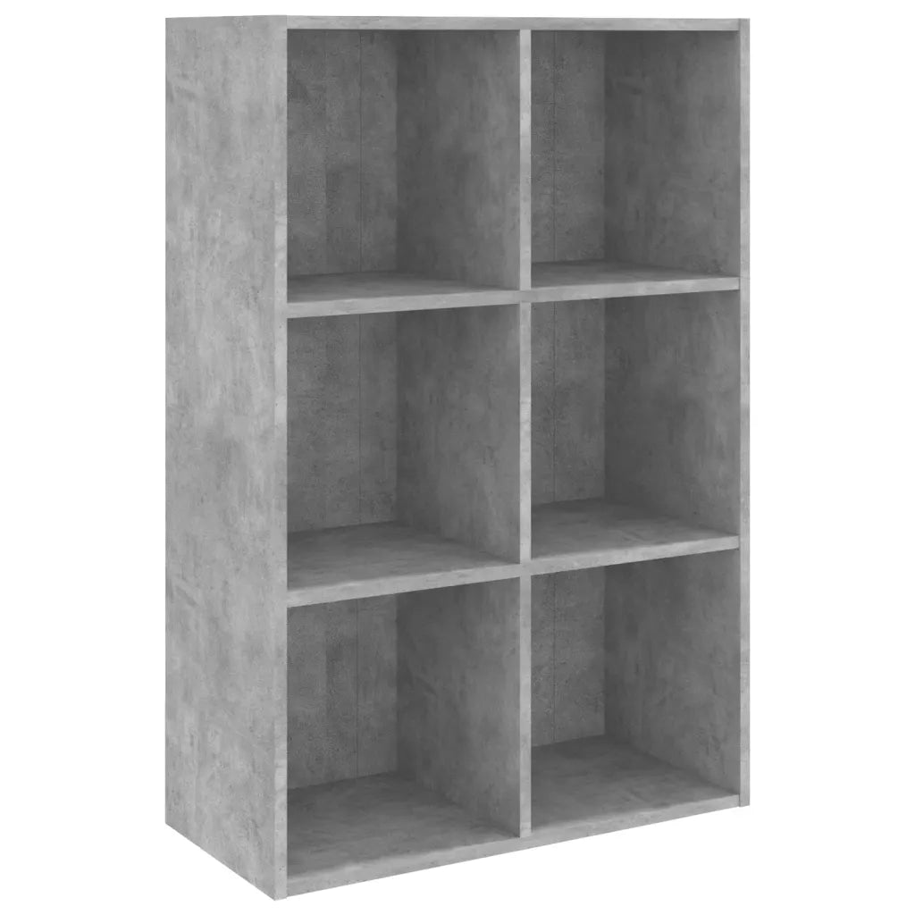 Libreria/Credenza Grigio Cemento 66x30x98 cm Legno Multistrato 800346