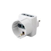 Adattatore Spina 10A 2presa 10/ 10A Schuko