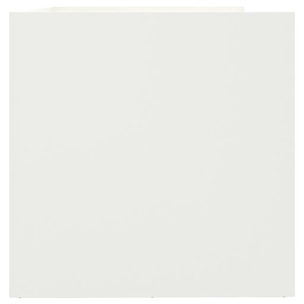 Fioriera Bianca 62x47x46 cm in Acciaio 841602