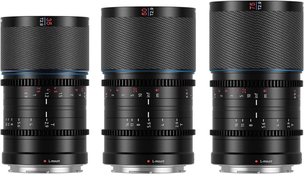 Saturn 75mm T2.9 1.6X Full Frame carbonio fibra Anamorphic Lens, cine cinema obiettivo obiettivi lens lenti lente più leggero di 500g (Nature Flares, L Mount)
