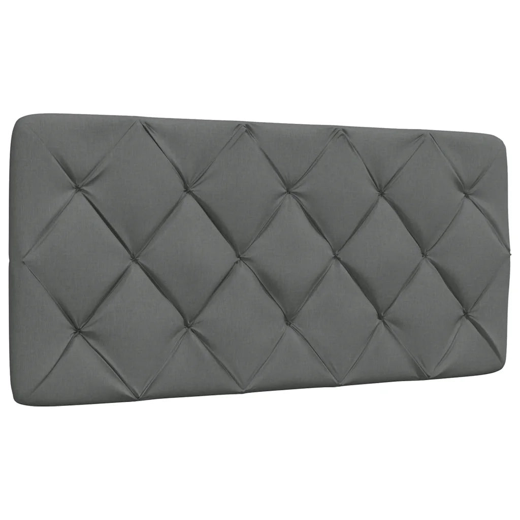vidaXL Giroletto con LED senza Materasso Grigio Scuro 100x200 cm