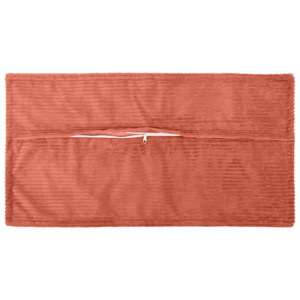 Federa 2 pz HOUTEN Rosso Arancio 40 x 80 cm corduroy 918178