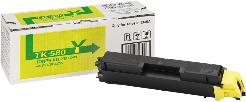 KYOCERA TK-580Y cartuccia toner 1 pz Originale Giallo