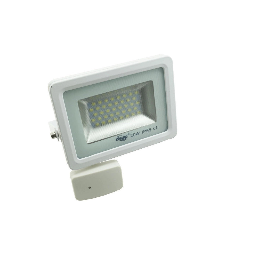 Trade Shop - Faro Faretto Fari Led Ip65 Con Sensore Movimento Crepuscolare 10w 20 W 30 50 100 -
