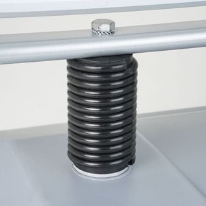 Espositore Pubblicitario Bifacciale con Ruote 70x100 cm in Alluminio da Esterno Antivento Silver