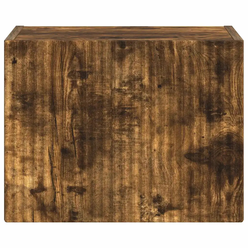 Mobile TV da parete-Mobile TV a Muro-Credenza TV Rovere fum¨¦ 60 x 31 x 29.5 cm 239306
